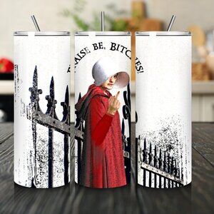 Nolite Te Bastardes 20oz Tumbler | Handmaid Inspired | Metal Straw Included